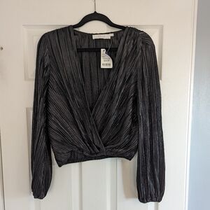 ASTR the label crinkle top